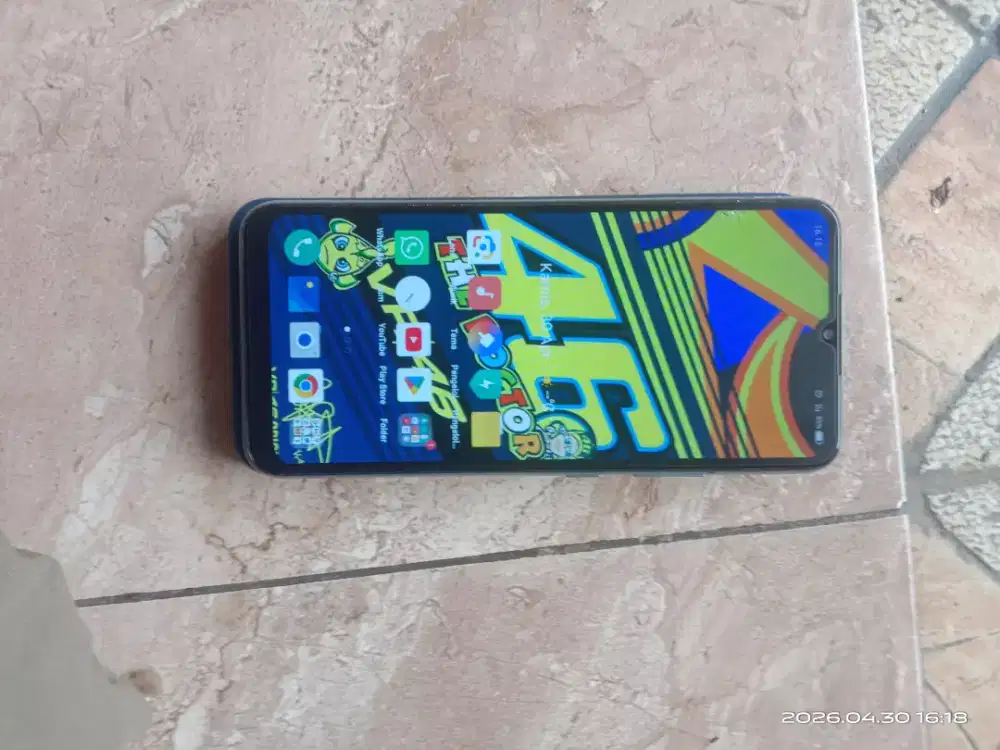 JUAL CEPAT HP REALME C15 RAM 4 /64 MINUS LCD RETAK SEDIKIT