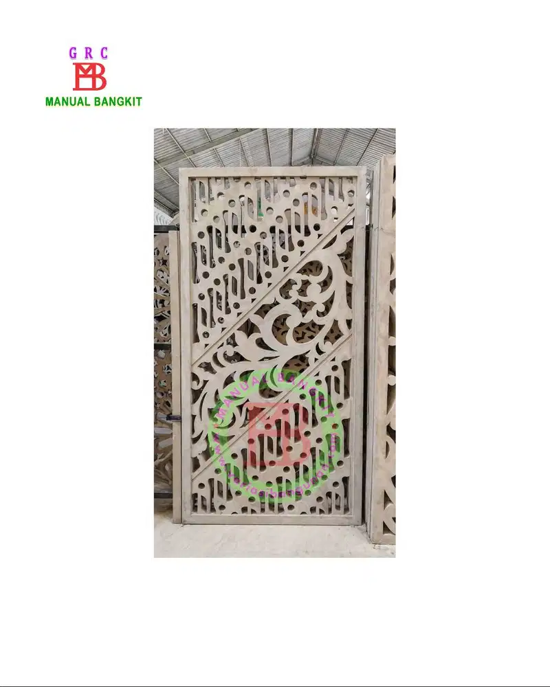 Krawangan GRC Motif Batik Parang Kombinasi Ukir