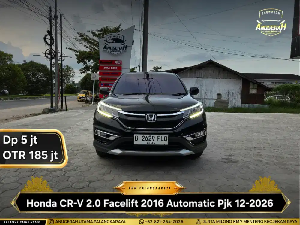 Dp 5jt Honda CRV 2.0 AR 2016 Pjk 12-2026