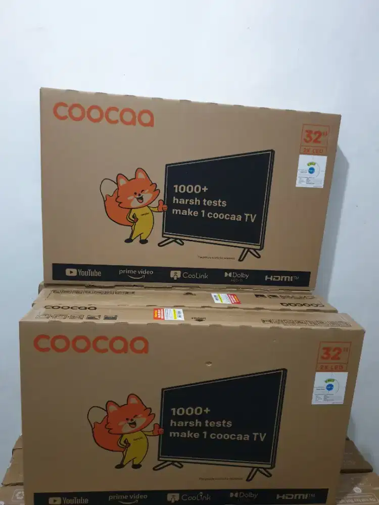 COOCAA SmartTV 32 inch. Baru, bisa Cod + disettingkan