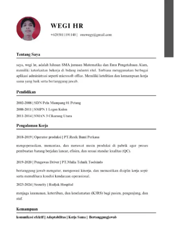 mencari lowongan pekerjaan