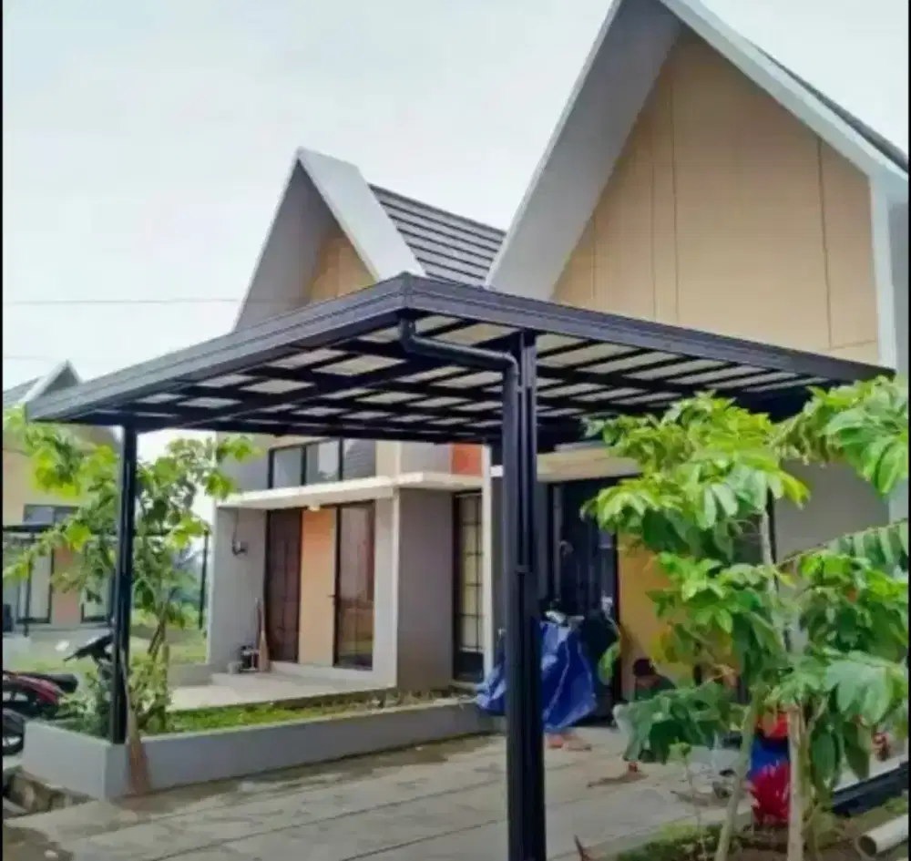 Gerbang pagar kanopi