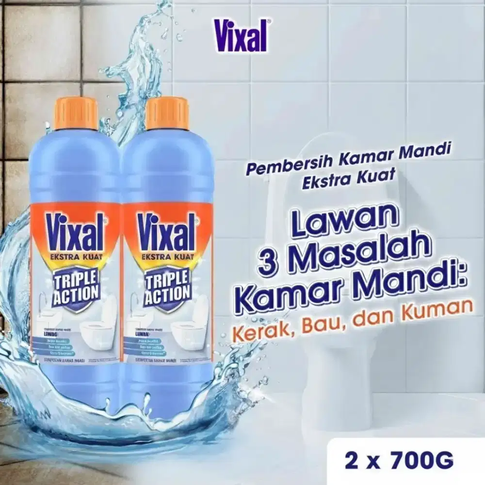 Vixal Pembersih Porselen & Kamar Mandi HCl.