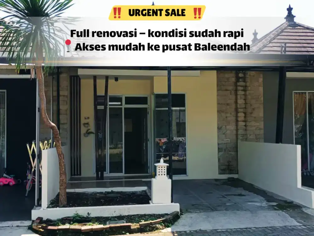 Rumah Full Renovasi Murah Baleendah – Siap Huni