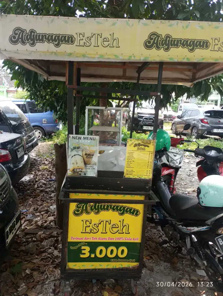 Booth gerobak es teh