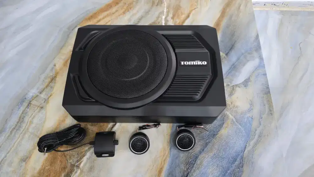 | paket audio minimalist sub kolong jok active lengkap psg & tweeter |