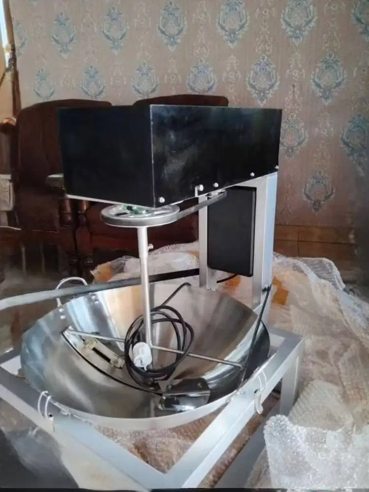 mesin pengaduk dodol, pengaduk bumbu , selai , dll. wajan 60cm