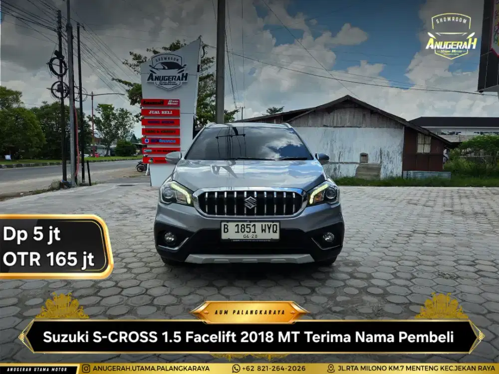 Dp 5jt Suzuki SCross 1.5 Facelift MT 2018 Terima Nama Pembeli