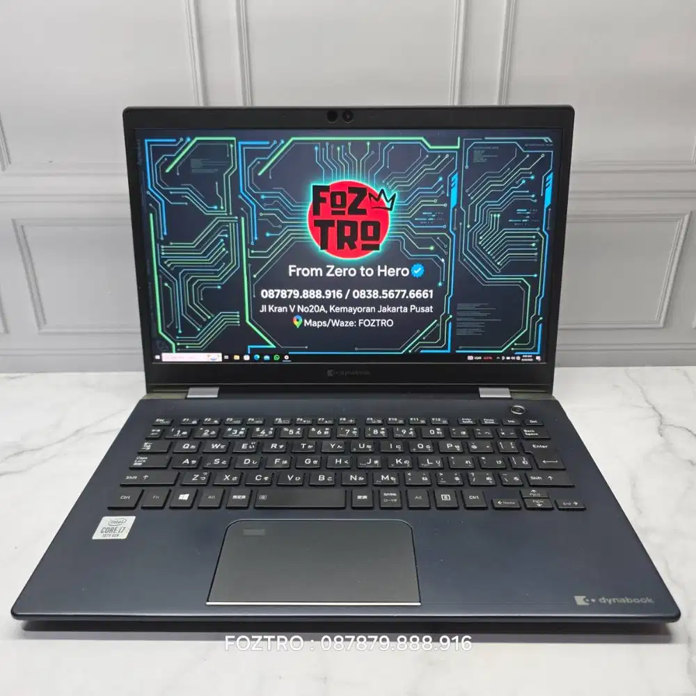 Laptop Toshiba Dynabook G83 Core i7 Gen10 8/256GB SSD Win11 No Minus