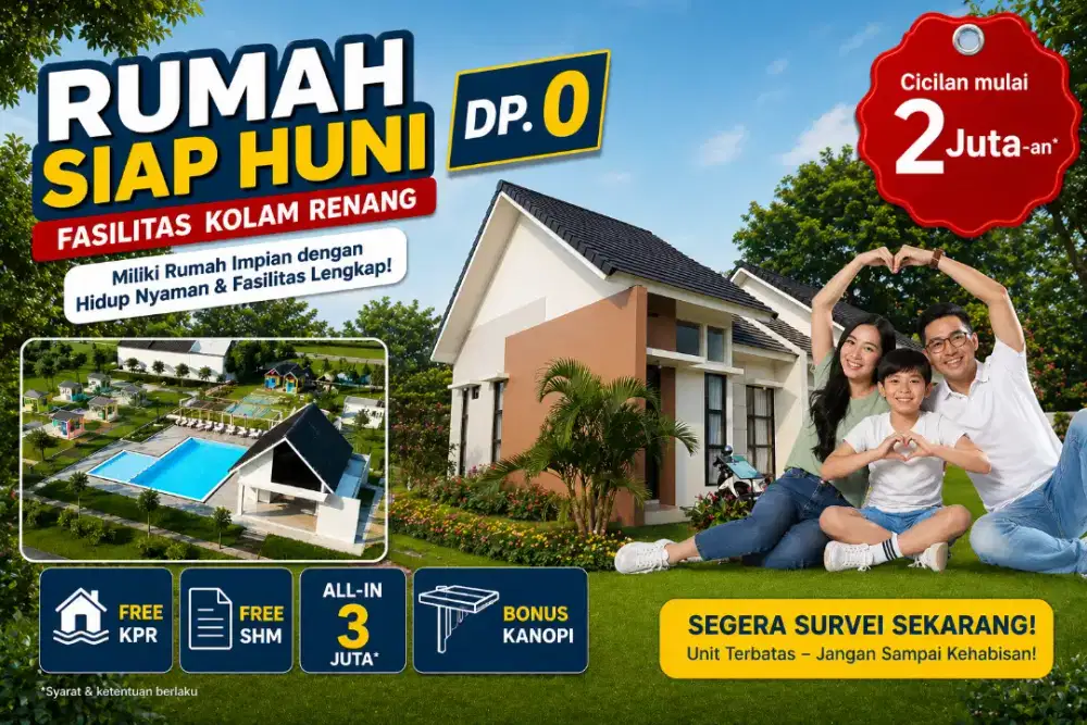 3 Kamar (49/78) Harga 500jtan tanpa DP