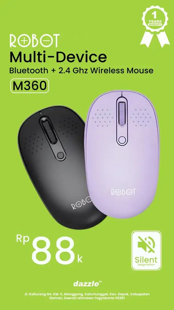 Robot M360 Bluetooth Wireless