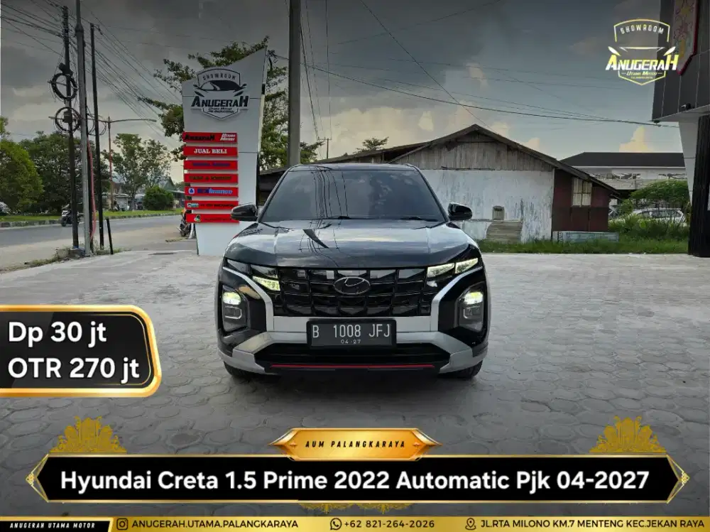 Dp 30jt Hyundai Creta 1.5 Prime AT 2022 Pjk 04-2027