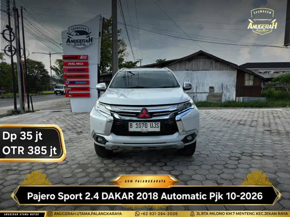Dp 35jt Pajero Sport Dakar 2.4 AT 2018 Pjk 10-2026