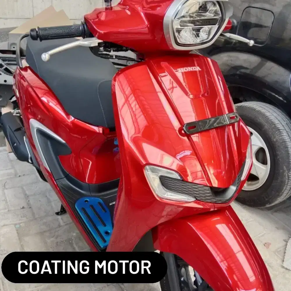 Promo coating motor bisa pick up dan delivery free