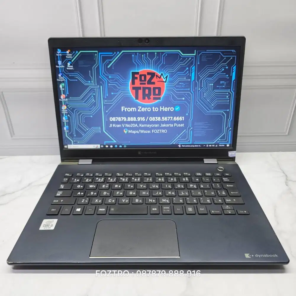 RINGAN UNDER 1KG! Laptop Toshiba Dynabook i5 GEN10 8/256GB No Minus