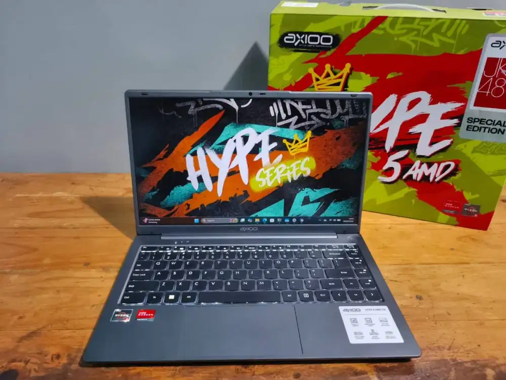 Axioo Mybook Hype 5 AMD X3 Ryzen 5 3500U 8/256GB FHD Backlight Fullset