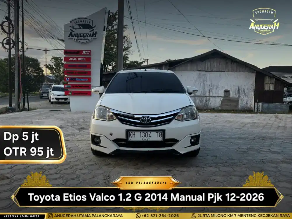 Dp 5jt Etios Valco 1.2 G MT 2014 Pjk 12-2026