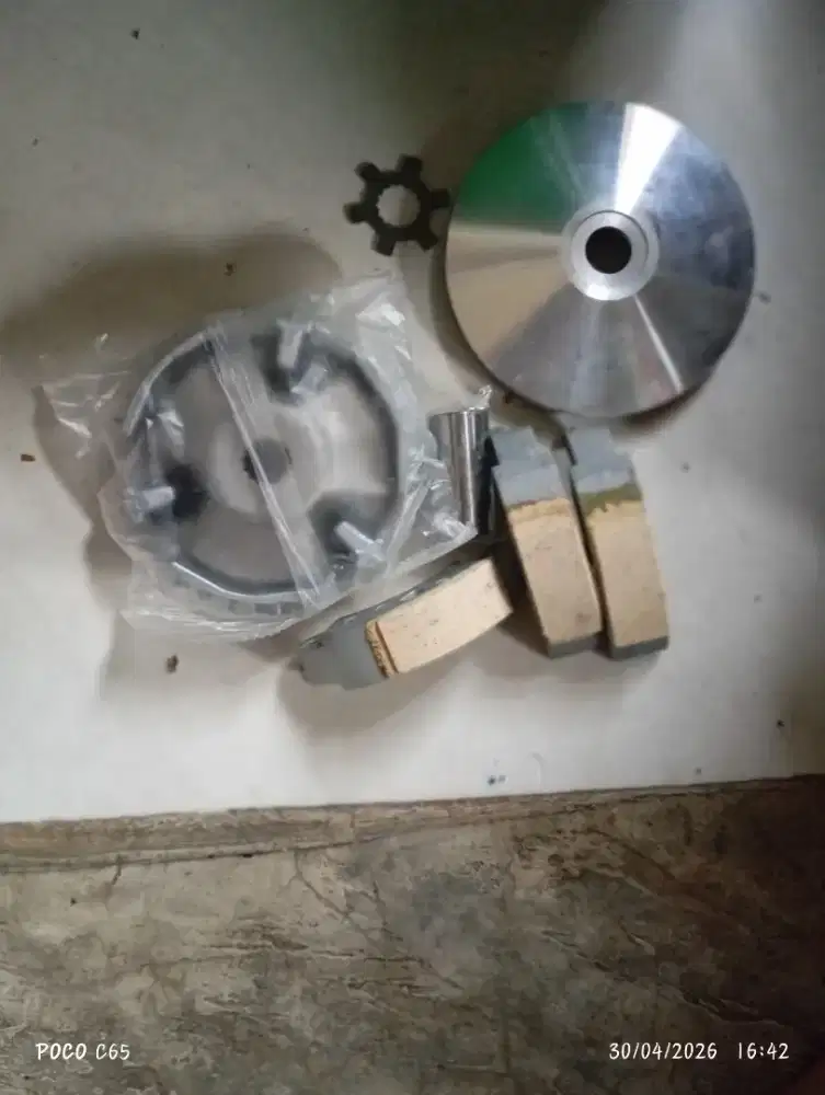 1set Rumah roller kampas ganda kipas rumah roller boss ring pully