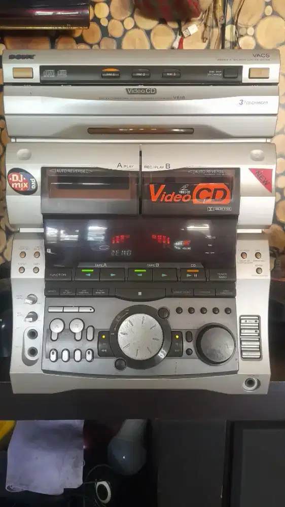 Tape compo Sony+speker HCD-V818 /SS-H801V