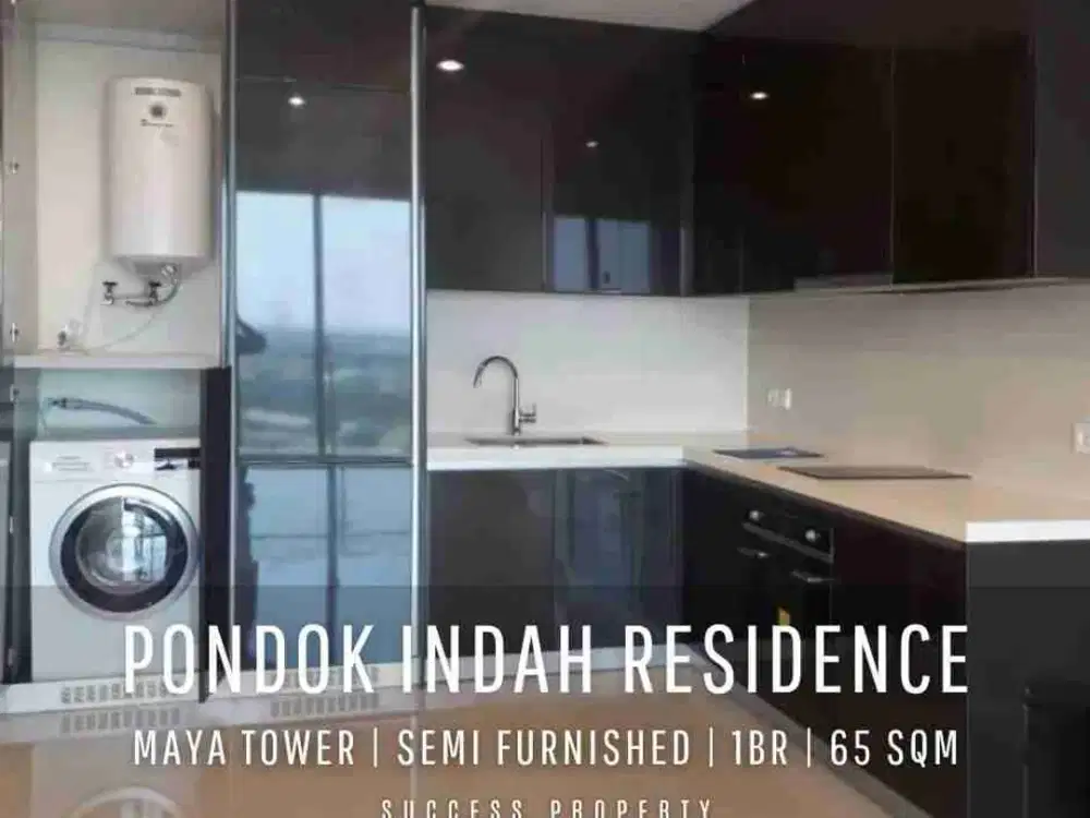 For Sell! Pondok Indah Residence 1BR Tower Maya Middle Floor City View Move-in Ready