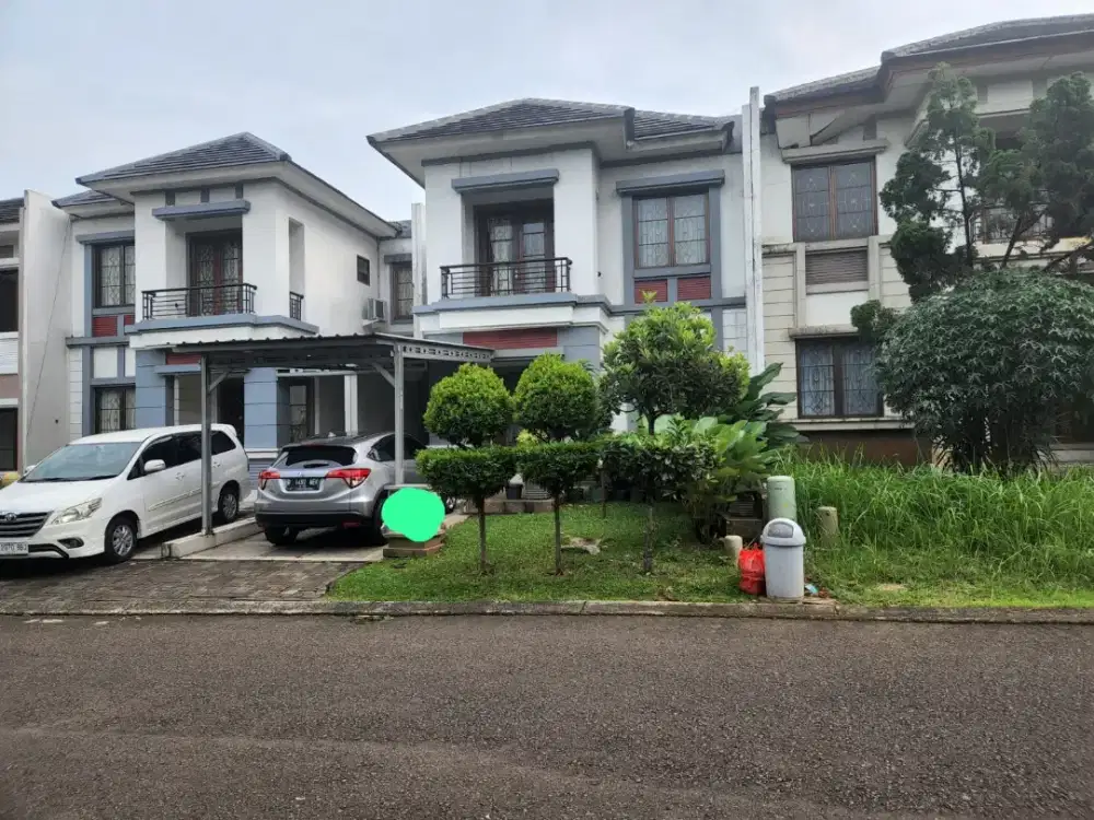 Rumah cantik harga murah di delatinos bsd lokasi bagus cluster premium