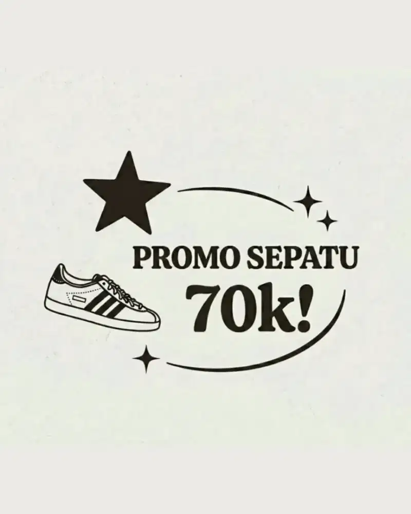 Sepatu Branded cuma 70k
