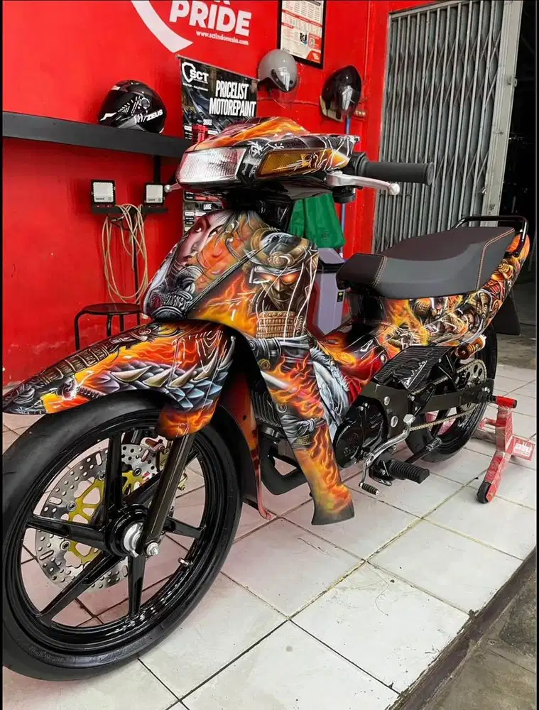 Di jual satria Lumba 2tak Full modif