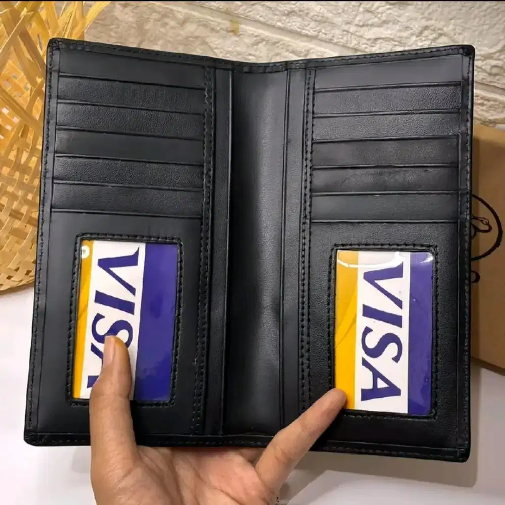 Dompet panjang pria kulit asli