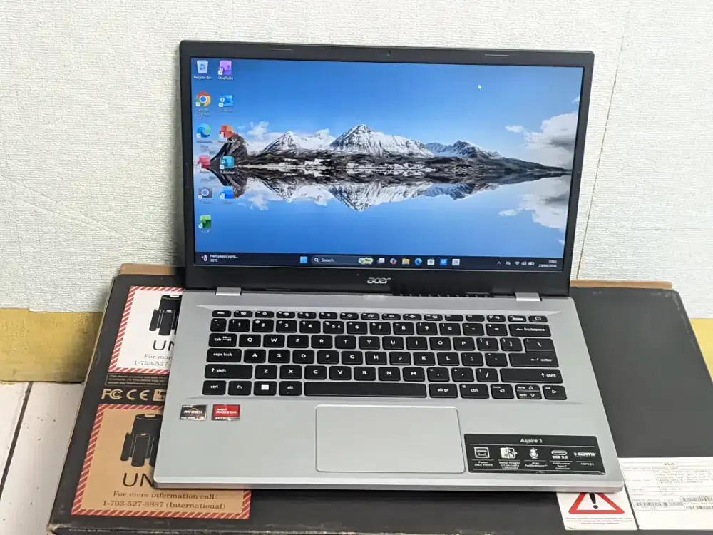 Laptop Acer Aspire A314 Ryzen 5 7520U Ram 8 GB SSD 512 GB