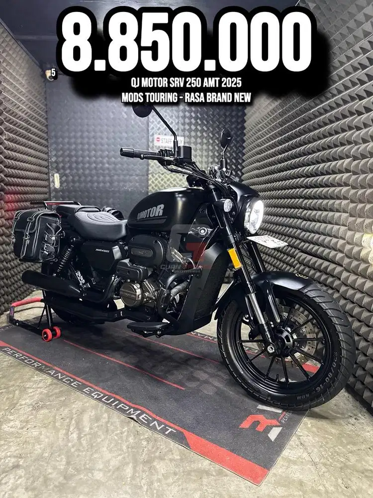QJ SRV 250 AMT ABS 2025 MODIF TOURING LOW KM 4XX PERAK RASA BRAND NEW