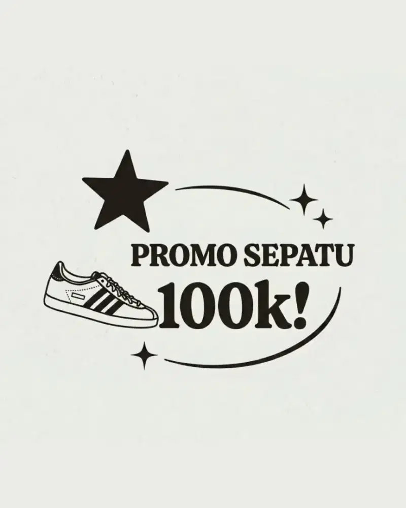 Sepatu Branded cuma 100k