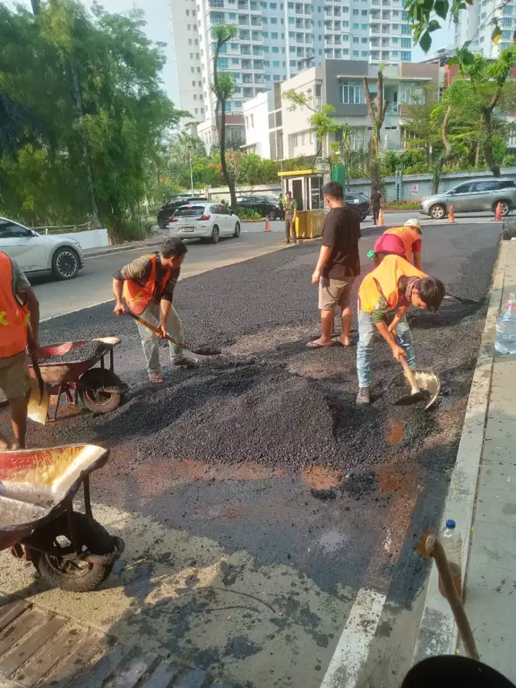 Aspal hotmix Cimanggis Depok