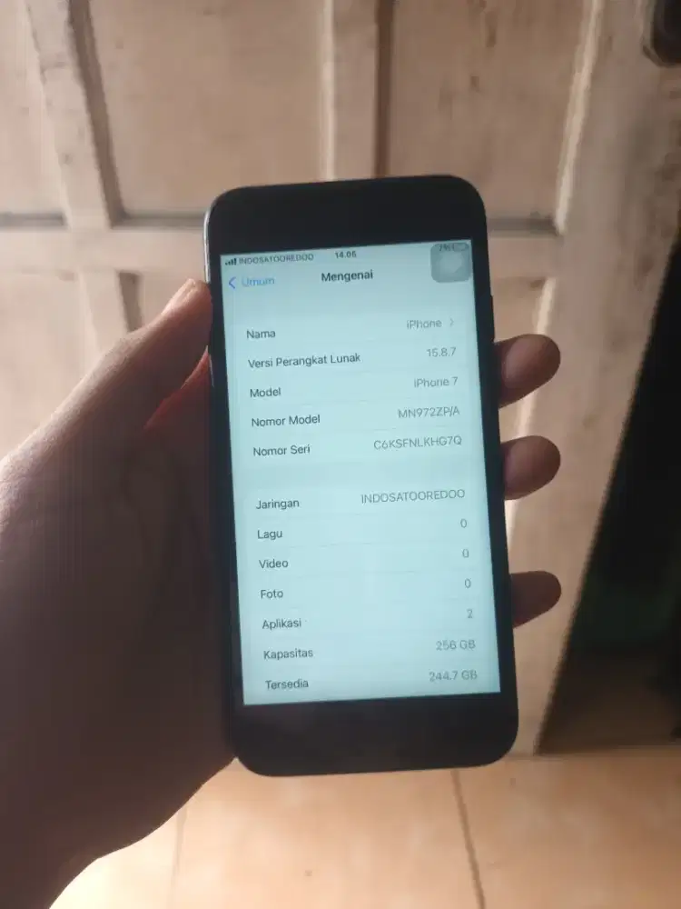 Iphone 7 256 biasa ex inter allop