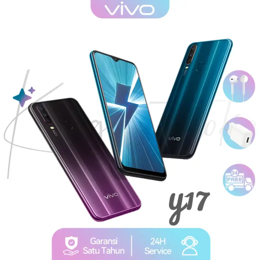 HP VIVO Y17 RAM 8 ROM 256GB Smartphone 4G.