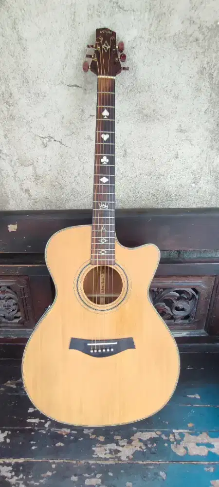 gitar Astina J series original akustik elektrik