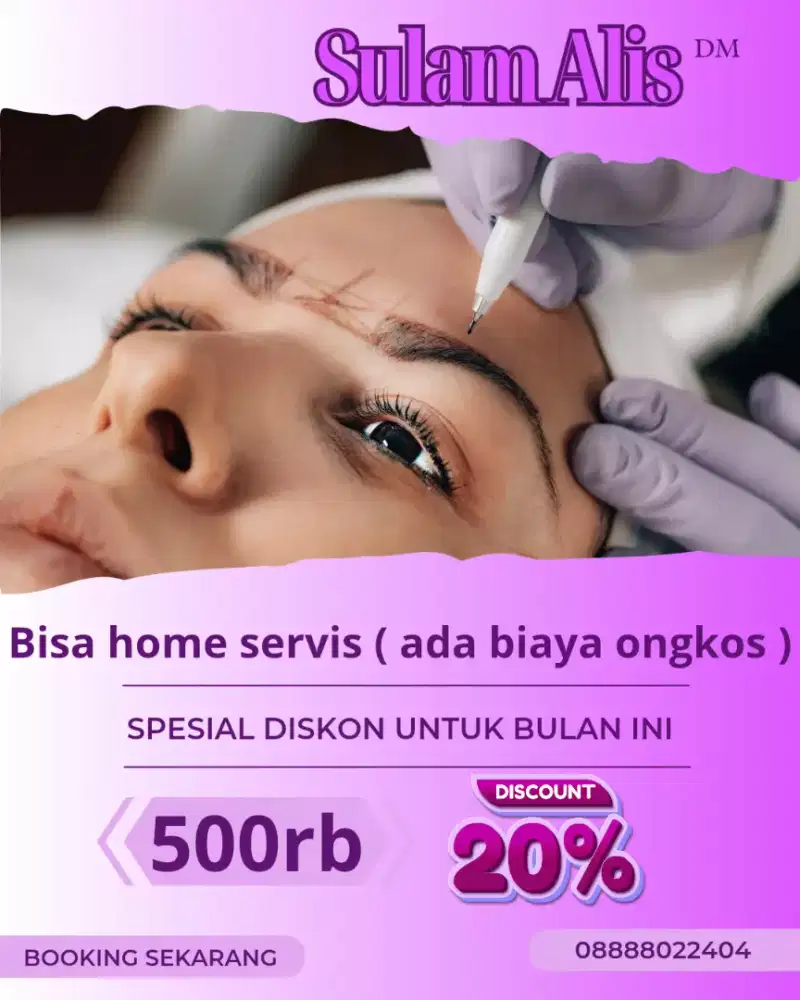 Sulam Alis Promo Diskon 20%