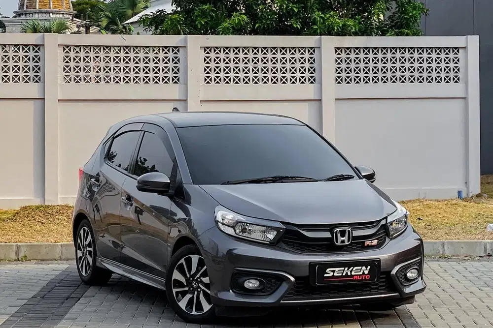 Honda Brio 1.2 RS CVT AT Matic 2019 Abu Abu Metalik, FULL RECORD!!!