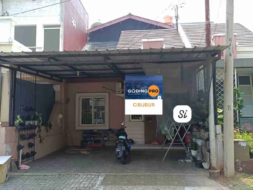 Rumah 1.5 Lantai Siap Huni di Cibubur Country