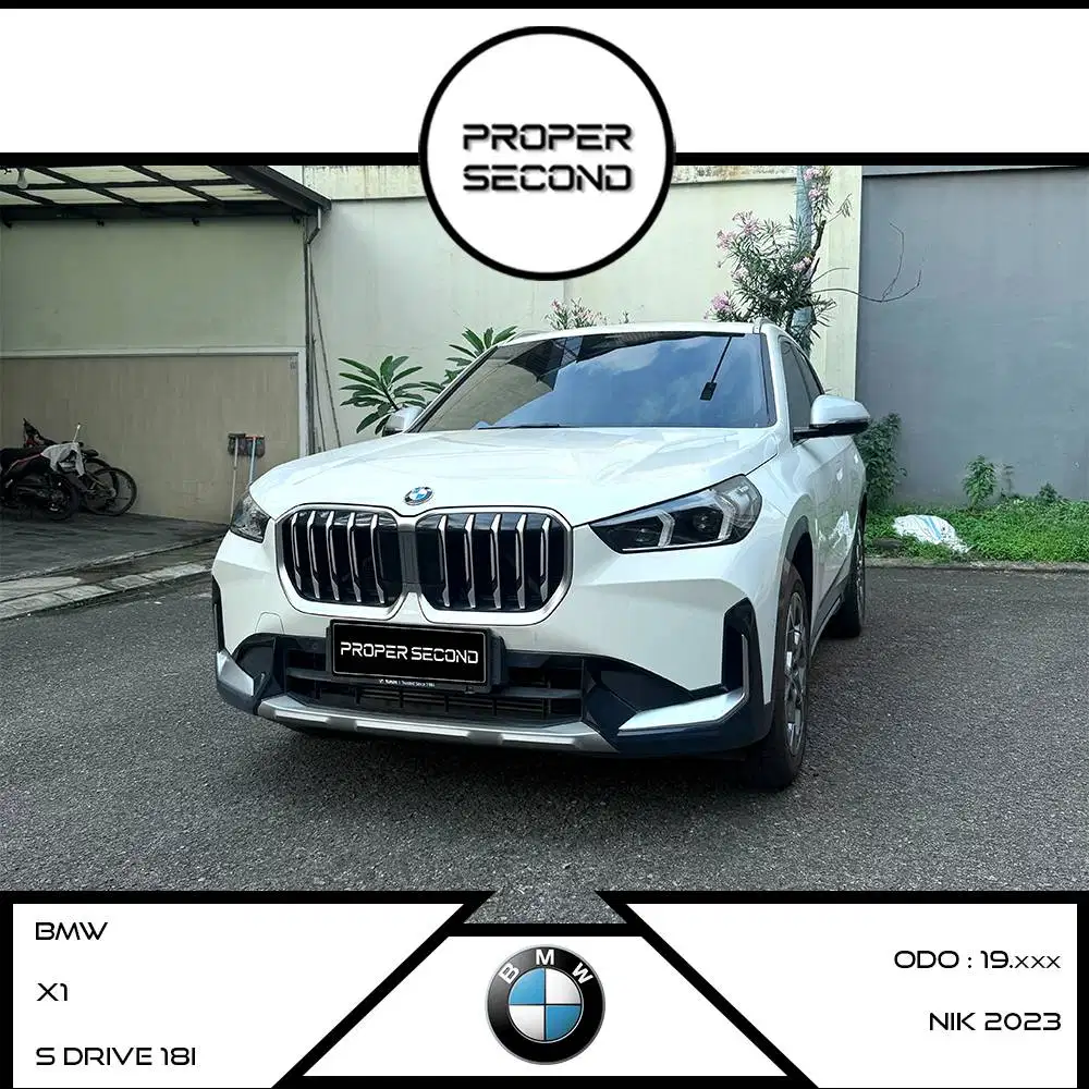 BMW X1 sDrive18i XLine U11 Bensin AT 2023 Putih