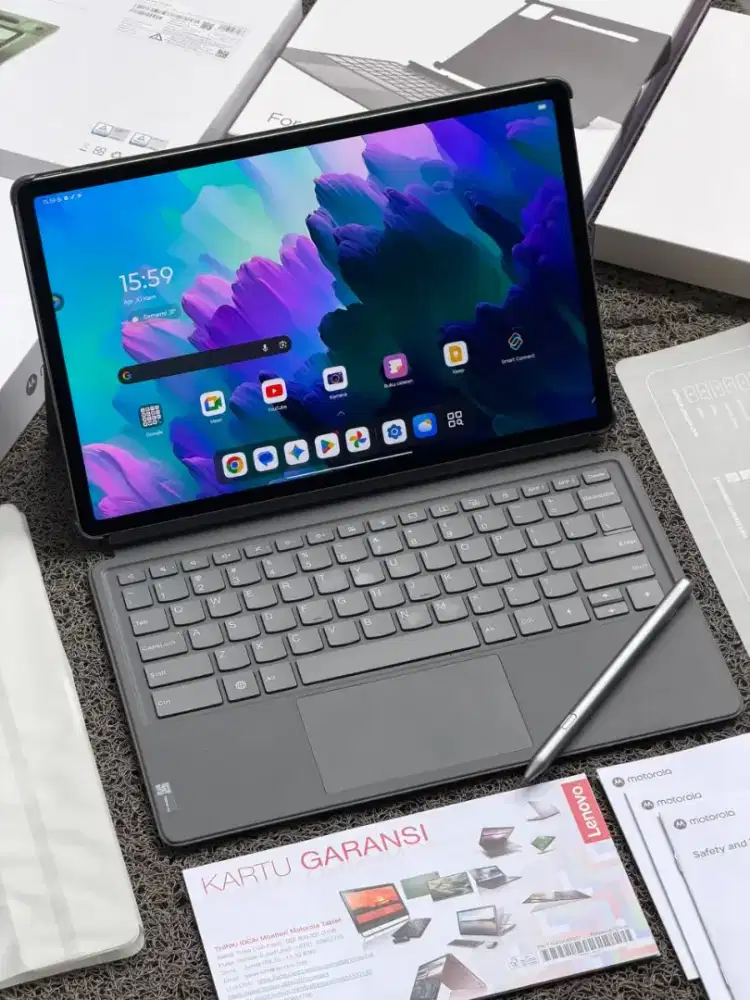 Motorola Moto Pad 60 Pro 256gb Keyboard Pen Fullset Garansi resmi