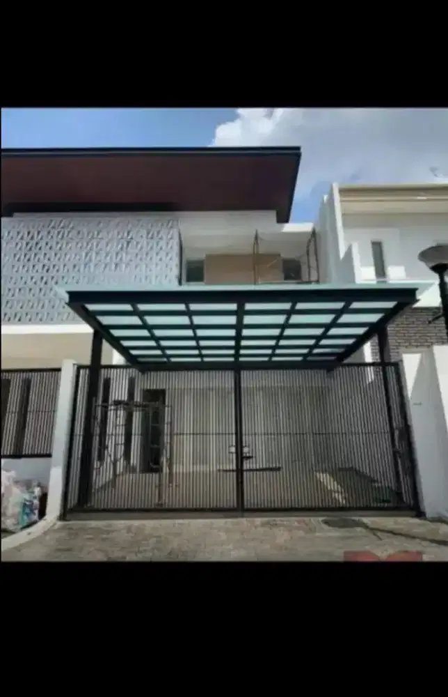 Kanopi atas alderon/kaca