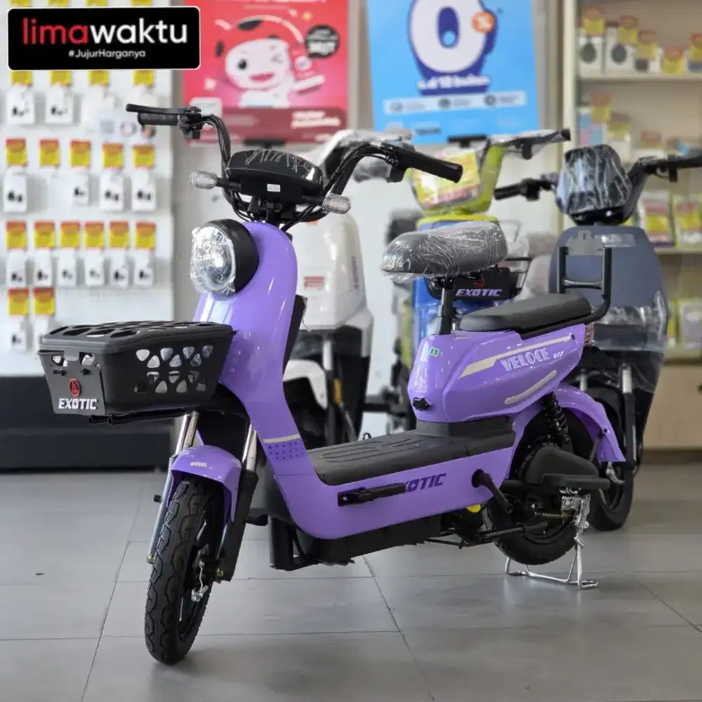 Promo spesial akhir bulan Sepeda listrik exotic veloce kredit bisa