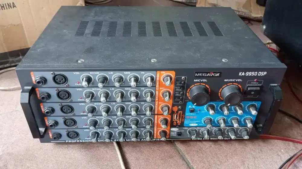 Power mixer megavox bekas second
