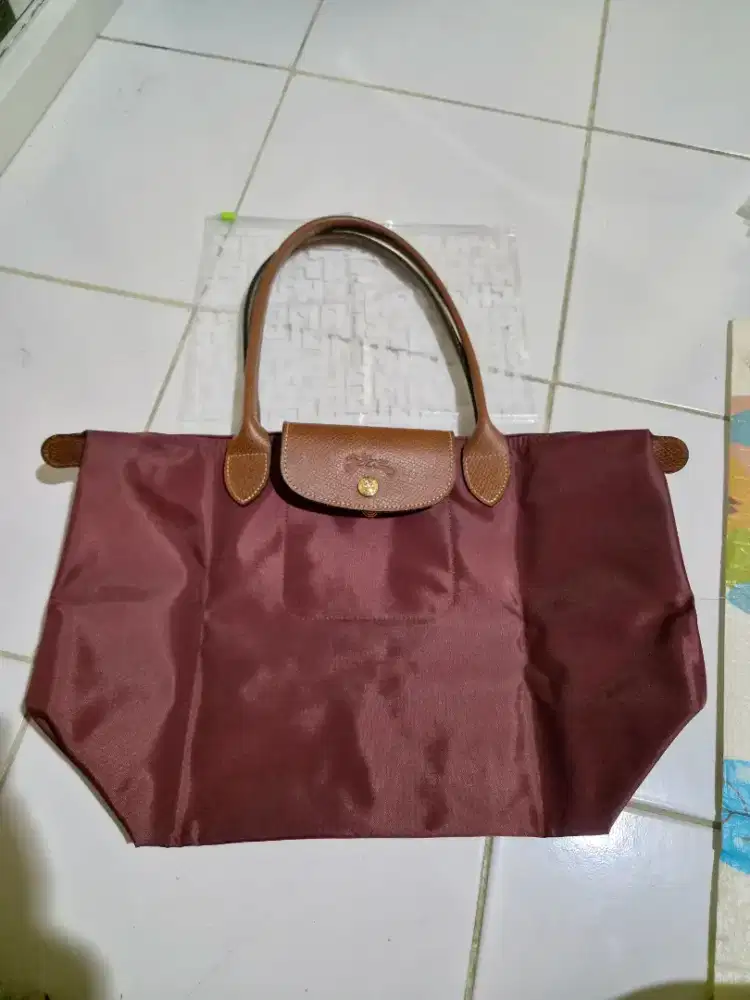 Tas longchamp burgundy