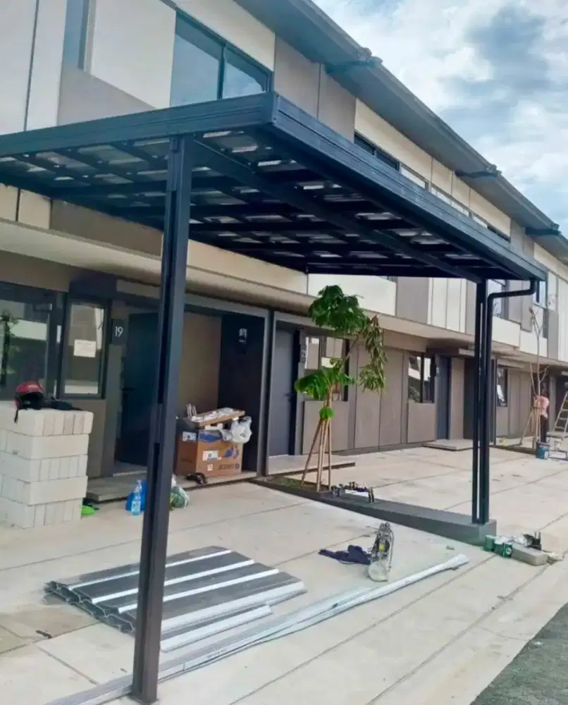 Kanopi Bajaringan atap alderon