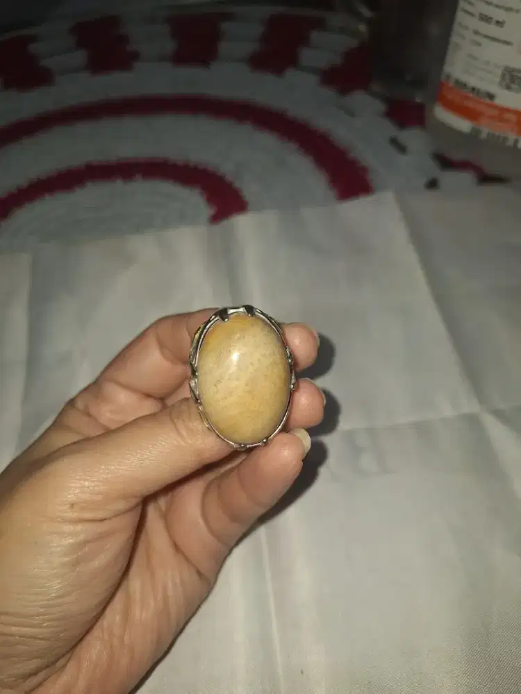 Batu cincin batu akik 
Motif alami natural 
Limited edition 
Barang te