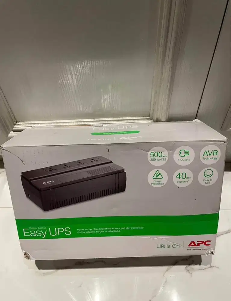 UPS APC Easy UPS 500VA 300W – Backup Listrik Stabil + AVR