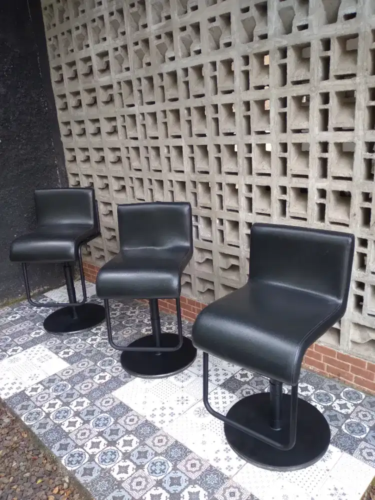 kursi bar cafe leather