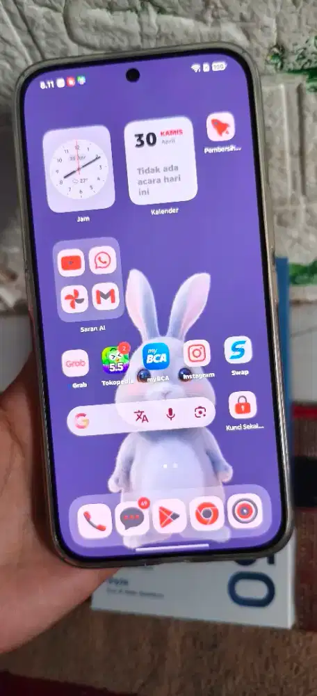 TECNO CAMON 50 TITANIUM RAM 8+8/256 GB GARANSI RESMI 100% LIKE NEW