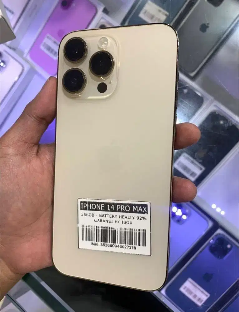 iPhone 14 Pro Max 256GB Garansi Ex iBox Battery Health 92%